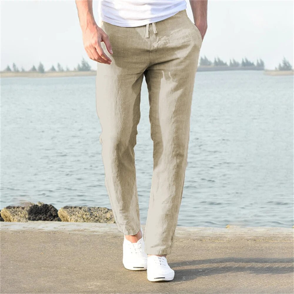 Leichte Herren Leinenhose | Casual Und Komfortabel