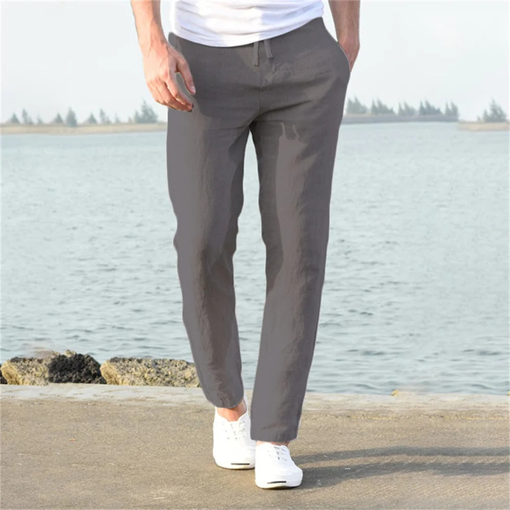 Leichte Herren Leinenhose | Casual Und Komfortabel